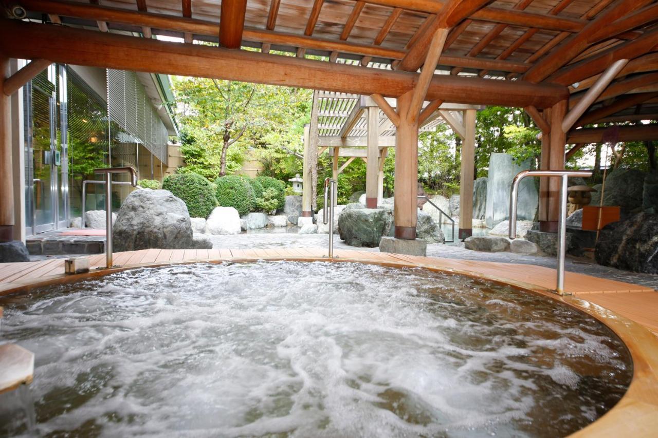 Hida Takayama Onsen Takayama Green Hotel - Keio Group Hotels - Dış mekan fotoğraf A modern onsen