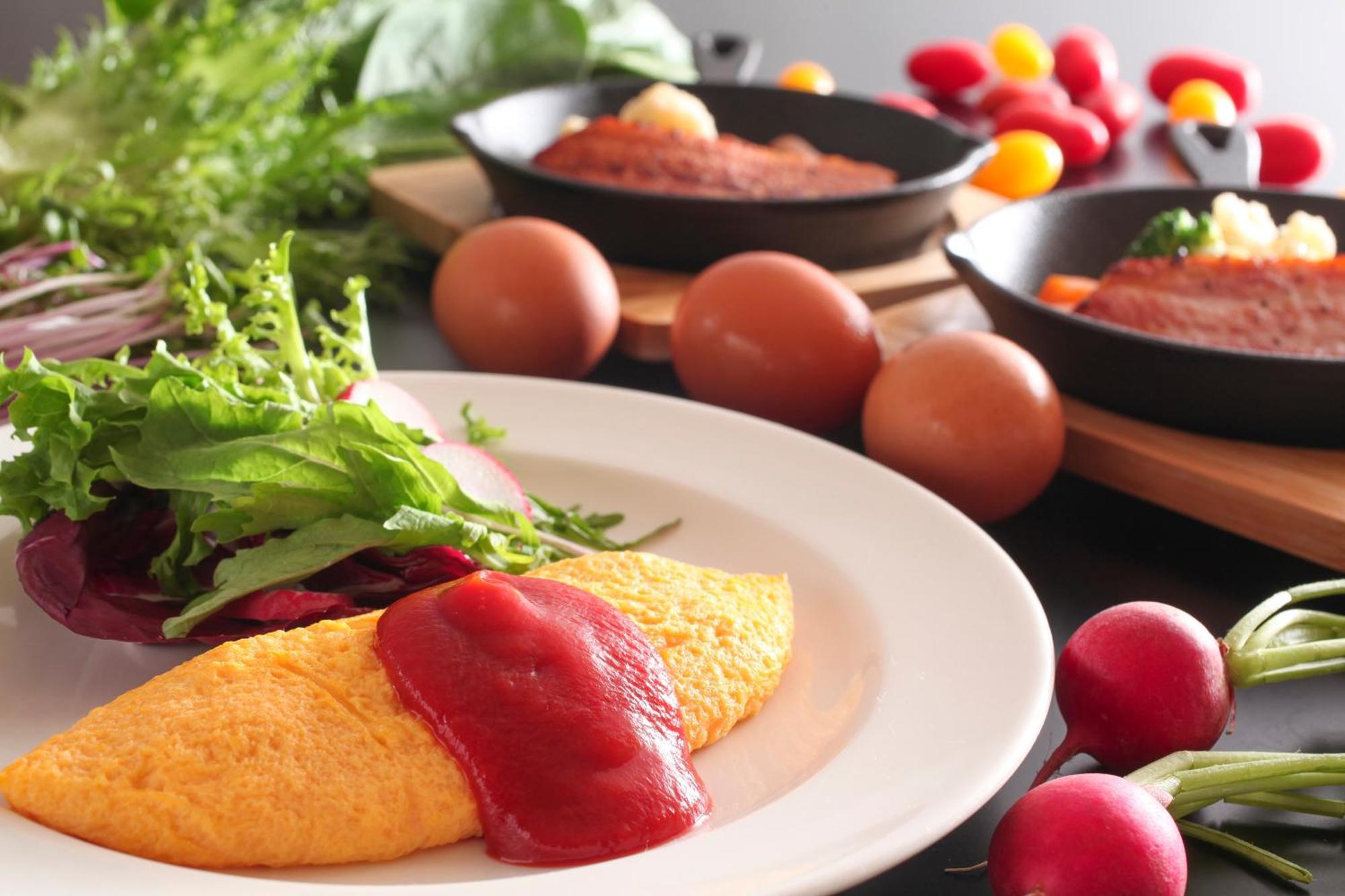 Hida Takayama Onsen Takayama Green Hotel - Keio Group Hotels - Dış mekan fotoğraf An omelette with tomato sauce